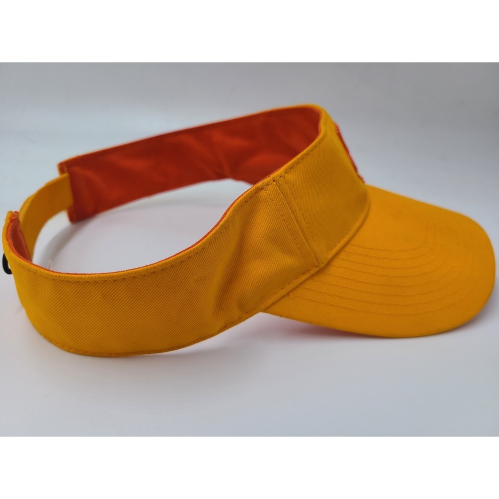 Nike Air Sun Golf Visor Adjustable Hat Cap Polyester Swoosh Dad Men Women Orange - Picture 8 of 16